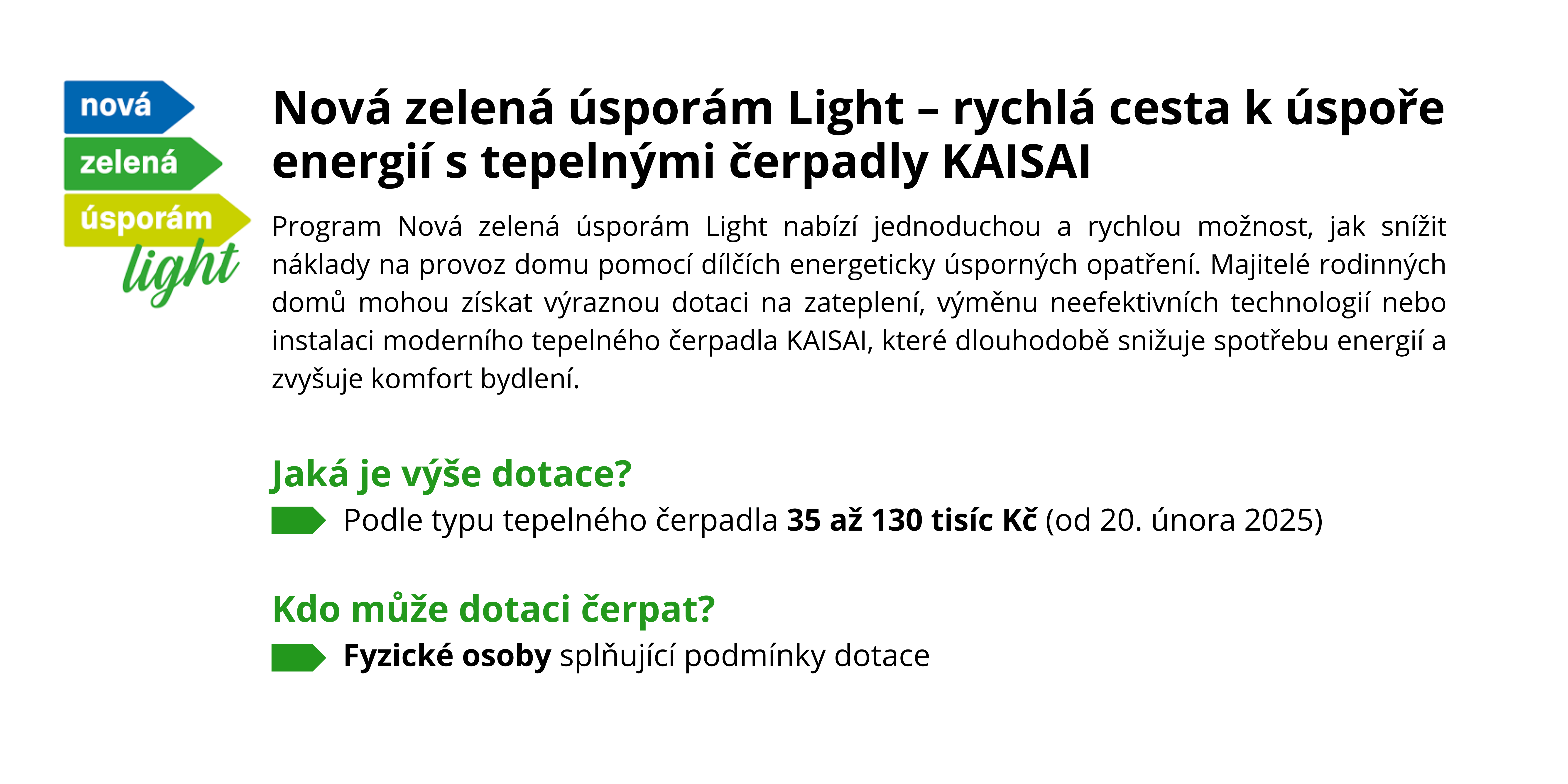 dotace tepelná čerpadla